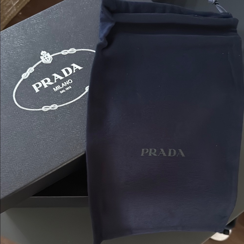 Prada Black Gift Box with 2 dust bags
